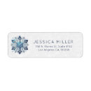 Search for icing return address labels Blue