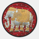 Search for red indian stickers Ornate