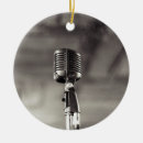 Search for microphone christmas tree decorations Vintage