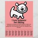 Search for pet sitting dog walking flyers Earn extra money
