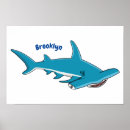 Search for hammerhead shark posters For kids