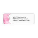 Search for faux glitter return address labels Feminine