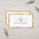 Search for white and gold business cards Simple minimal