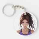 Search for anime style key rings Girl