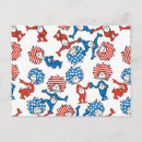 Search for red white blue pattern postcards Usa
