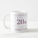 Search for celebrating 20 years mugs Married