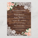 Search for lace rehearsal dinner invitations Wood