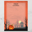 Search for halloween stationery paper Haunted