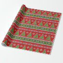 Search for fair isle wrapping paper Christmas tree