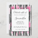 Search for black zebra stripe invitations White
