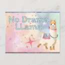 Search for no drama postcards Llama