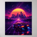 Search for neon city posters Vaporwave