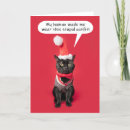 Search for funny cat christmas cards Red