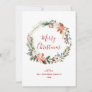 Search for holly wreath christmas cards Greenery