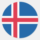 Search for iceland round stickers Flag
