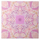 Search for pink floral tiles Rose