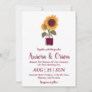 Search for sunflower and burgundy wedding invitations Wood