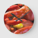 Search for chili pepper clocks Food