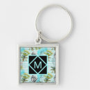 Search for blue palm tree key rings Cute