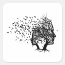 Search for abstract face stickers Head