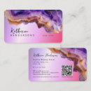 Search for purple glitter business cards Agate