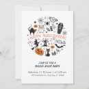 Search for black and white halloween invitations Watercolor