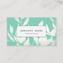 Search for leaves pattern business cards Fashion