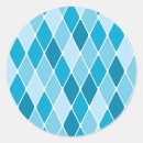 Search for harlequin pattern stickers Blue