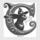 Search for vintage witch stickers Magic