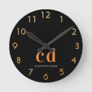 Search for black and gold clocks Minimalist
