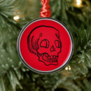 Search for skull christmas tree decorations Horror