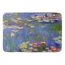 Search for claude monet bath mats Water lilies
