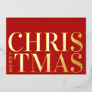 Search for red and gold christmas cards Minimal