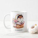 Search for pom dog drinkware Watercolor