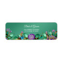 Search for gemstones return address labels Stylish