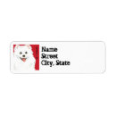 Search for american eskimo return address labels Spitz