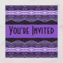Search for lacey invitations Purple