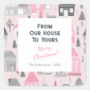 Search for pink house stickers Merry christmas