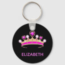 Search for princess crown key rings Black