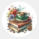 Search for tea and books stickers Flowers