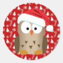 Search for santa hat christmas stickers Red and white