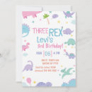 Search for prehistoric birthday invitations Dinosaur 3rd birthday