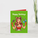 Search for vintage lady christmas cards Festive