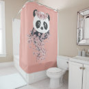 Search for cute panda shower curtains Pink