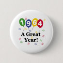 Search for 1964 badges Birthday
