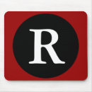 Search for red and black mousepads Monogrammed