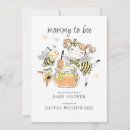 Search for mommy to bee invitations Watercolor