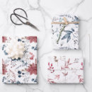 Search for vintage botanical wrapping paper Winter greenery