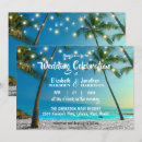 Search for romantic beach wedding invitations Palm trees