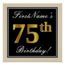 Search for 75th birthday posters Elegant